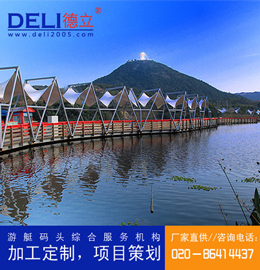 專業(yè)高品質(zhì)防腐木景觀浮橋休閑浮臺設(shè)計、建造工程 浮橋浮箱